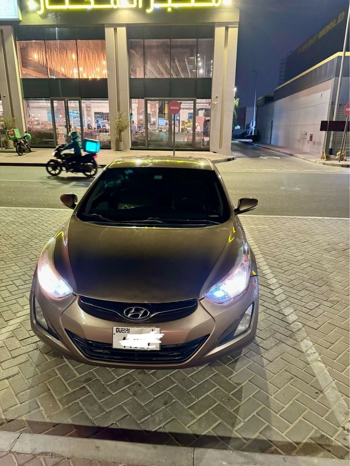 Used Hyundai Elantra V (MD) Facelift, 1.8 l, 2016 in Dubai, Beige color. GCC Specs | AUTO.AE
