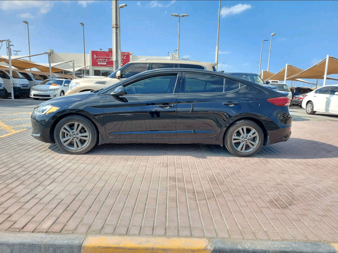 Used Hyundai Elantra VI (AD), 2.0 l, 2017 in Dubai by Abdo Al Muthanna Used Cars, Black color. American Specs | AUTO.AE