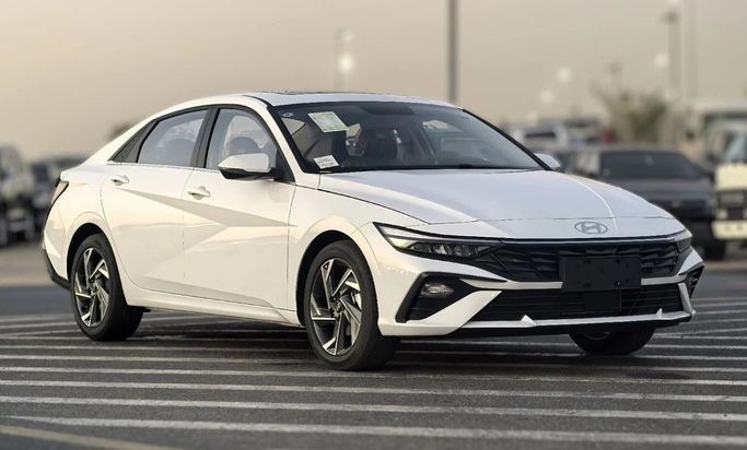 New Hyundai Elantra VII (CN7) Facelift, 1.6 l, 2025 in Dubai by ZOHAAN MOTORS FZCO, White color. Chinese Specs | AUTO.AE | Listing #239505