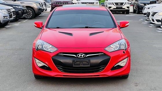 Подержанный Hyundai Genesis Coupe I Рестайлинг, 2.0 л, 2016 в Дубае от DEVA CARS Красный цвет. GCC | AUTO.AE