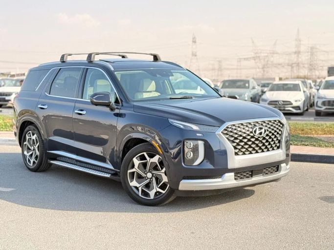 مستعملة Hyundai Palisade I, 3.8 l, 2021 في في دبي من GHAZNI MOTORS، اللون أسود. المواصفات الأمريكية | AUTO.AE