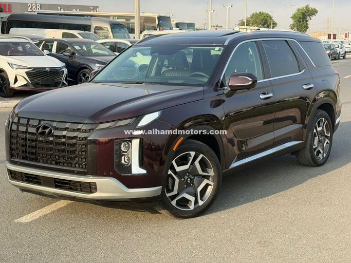 مستعملة Hyundai Palisade أنا فيس ليفت, 3.8 l, 2023 في في دبي من Alhamd Motors، اللون عنابي.  | AUTO.AE | إعلان #257627