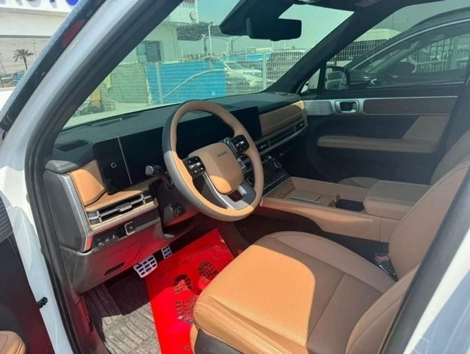 New Hyundai Santa Fe V (MX5), 2.5 l, 2024 in Dubai by Mohamed Hakim Motors, White color. Other | AUTO.AE