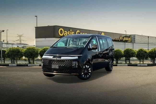 New Hyundai Staria, 3.5 l, 2026 in Dubai by OASIS CARS, Black color. GCC Specs | AUTO.AE