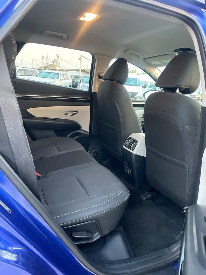 Подержанный Hyundai Tucson IV, 2.5 л, 2022 в Дубае от Shalimar Синий цвет. Американская | AUTO.AE
