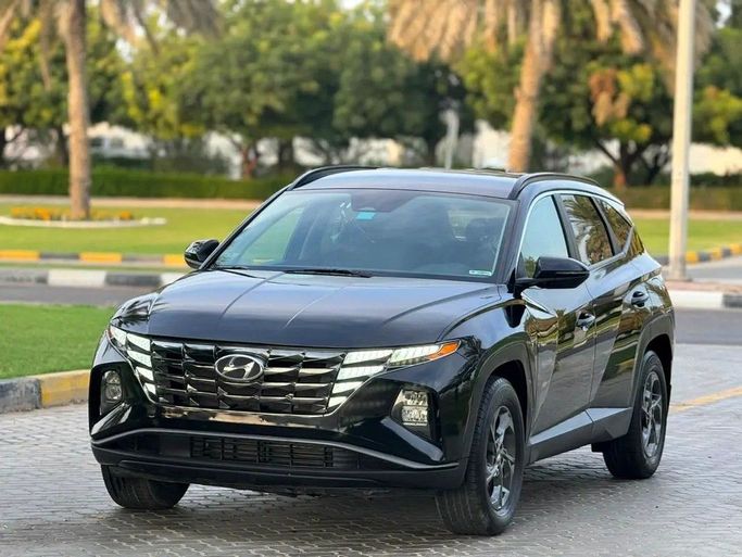 Подержанный Hyundai Tucson IV, 2.5 л, 2022 в Дубае от Abdo Al Muthanna Used Cars Черный цвет. Американская | AUTO.AE