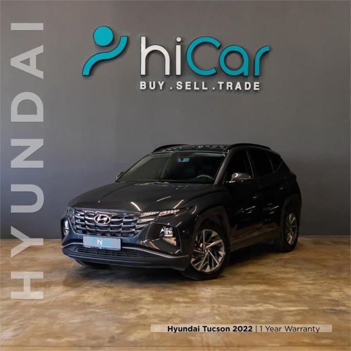 Подержанный Hyundai Tucson IV, 2.5 л, 2022 в Дубае от Hi Car Approved Pre-Owned Cars Showroom Серый цвет. GCC | AUTO.AE