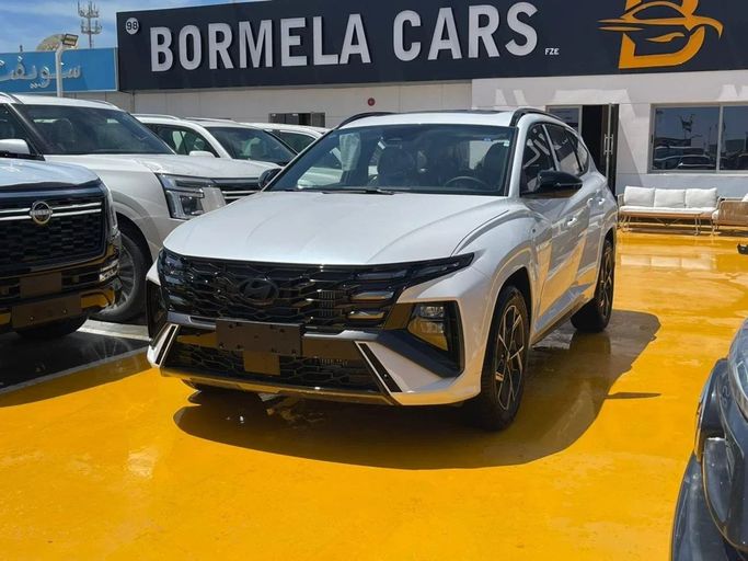 New Hyundai Tucson IV Facelift, 1.5 l, 2025 in Dubai by Bormela Cars, White color. GCC Specs | AUTO.AE | Listing #260606