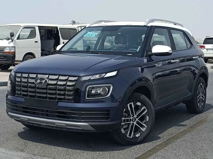 Новый Hyundai Venue I (Indian Market) Рестайлинг, 1.0 л, 2023 в Дубае от SK Motors Синий цвет. GCC | AUTO.AE