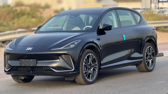 New IM Motors (Zhiji) LS7, 2025 in Dubai by MENAMOTORS, Black color. Chinese Specs | AUTO.AE