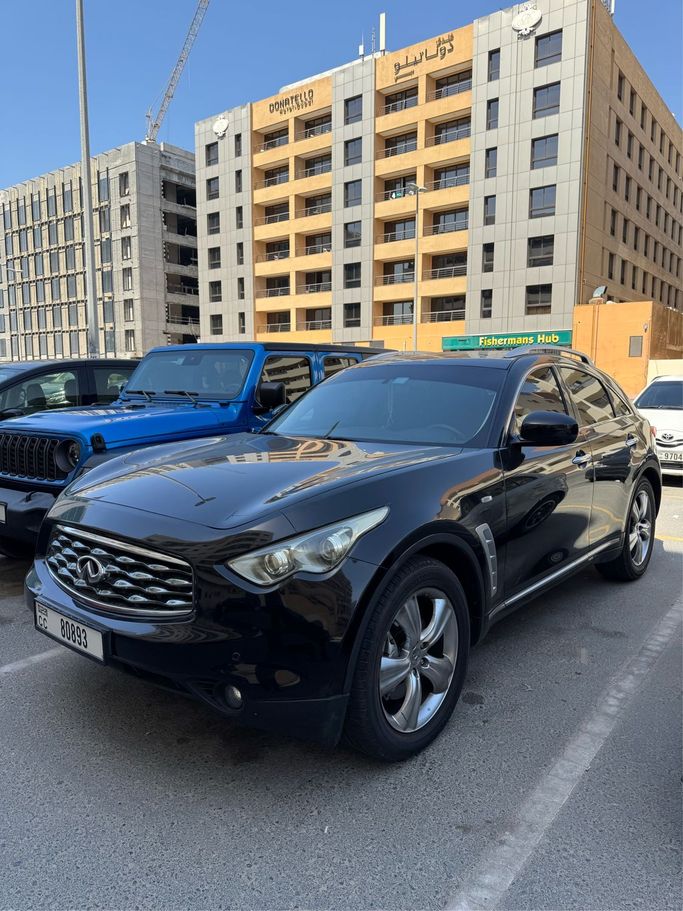 Подержанный Infiniti FX II (S51), 3.5 л, 2009 в Дубае Черный цвет. GCC | AUTO.AE
