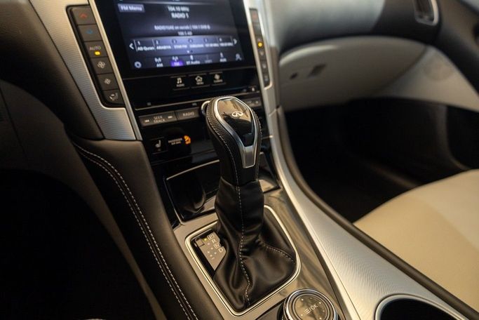 Used Infiniti Q50 I Facelift, 3.0 l, 2023 in Dubai by Linda Cars, Grey color. GCC Specs | AUTO.AE