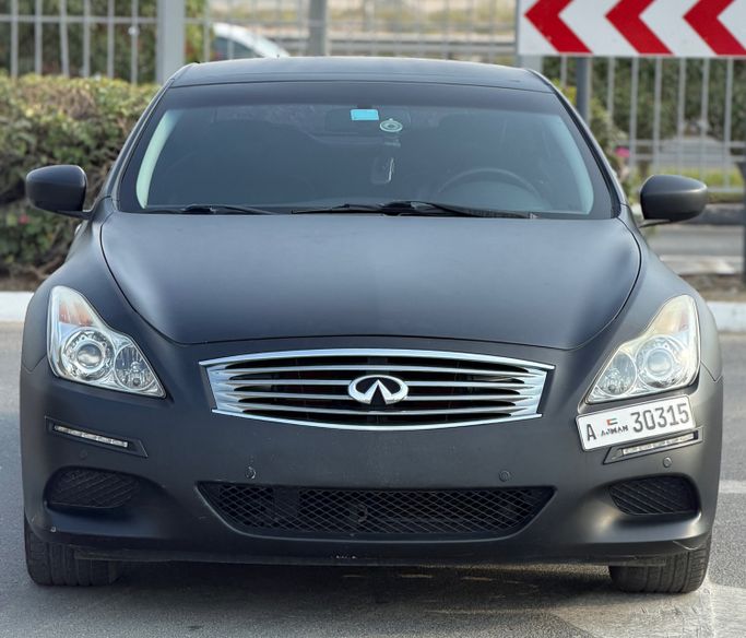 Used Infiniti Q60 I, 3.7 l, 2016 in UAE, Dubai, Black color. GCC Specs | AUTO.AE | Listing #279146