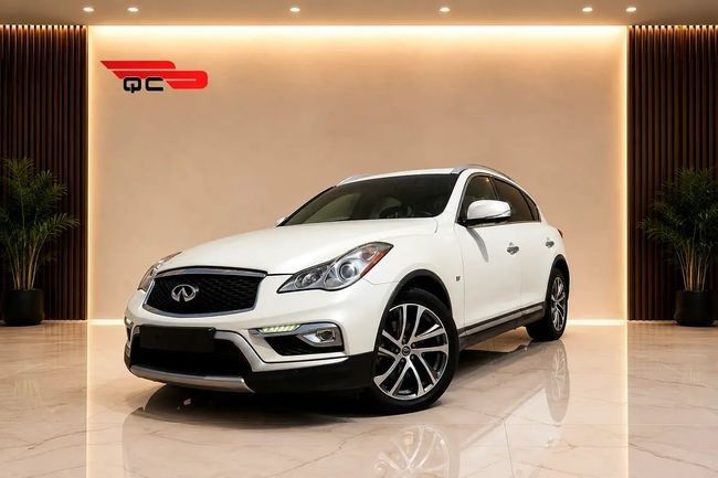 مستعملة ⁦Infiniti QX50 أنا فيس ليفت، 3.7 l، 2018⁩ في في الإمارات, دبي من QUICK CARS، اللون أبيض. مواصفات الخليج | AUTO.AE | إعلان #288294
