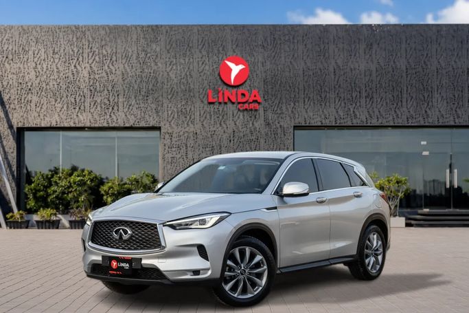 Used ⁦Infiniti QX50 II, 2.0 l, 2021⁩ in UAE, Dubai by Linda Cars, Grey color. GCC Specs | AUTO.AE | Listing #289921