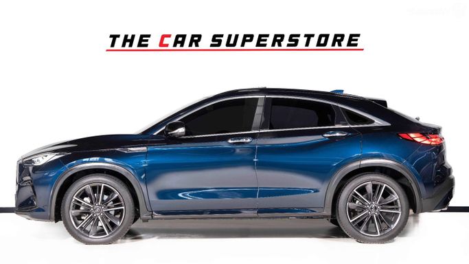 Подержанный Infiniti QX55, 2.0 л, 2022 в Дубае от The Car Superstore Синий цвет. GCC | AUTO.AE