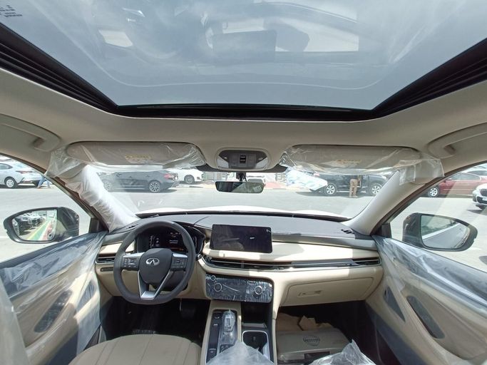 Новый Infiniti QX60 II, 3.5 л, 2023 в Дубае от SK Motors Серый цвет. GCC | AUTO.AE