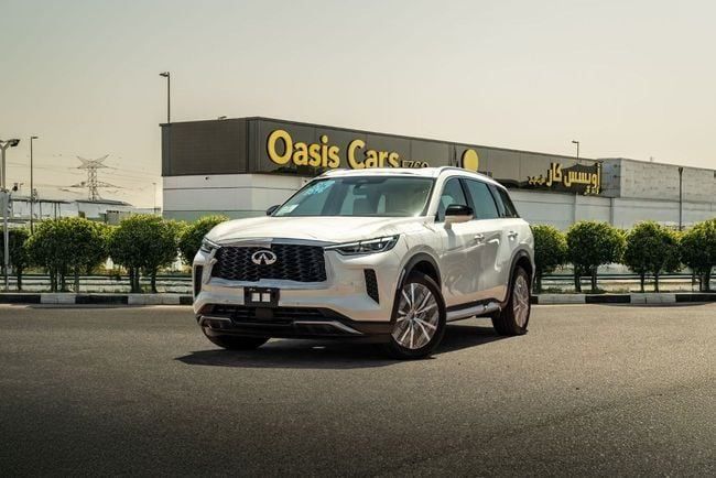 جديدة Infiniti QX60 ثانياً, 3.5 l, 2024 في في دبي من OASIS CARS، اللون أبيض. مواصفات الخليج | AUTO.AE