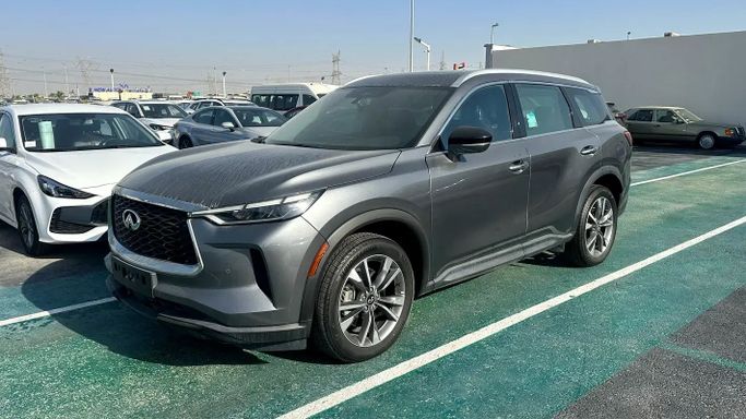 جديدة Infiniti QX60 ثانياً, 3.5 l, 2024 في في دبي من Euro Motors Fzco، اللون رمادي. مواصفات الخليج | AUTO.AE | إعلان #258480