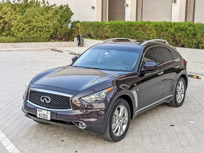 مستعملة Infiniti QX70, 3.7 l, 2017 في في دبي من NEW ABU TAJ MOTORS، اللون بني. مواصفات الخليج | AUTO.AE