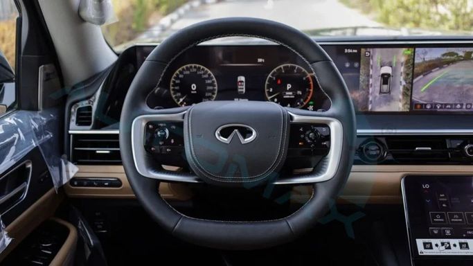 New Infiniti QX80 II, 3.5 l, 2025 in Dubai by Auto Max Group, Black color. GCC Specs | AUTO.AE