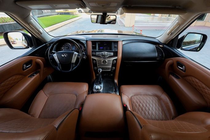 Used Infiniti QX80 I Facelift 3, 5.6 l, 2020 in Dubai by Linda Cars, Blue color. GCC Specs | AUTO.AE