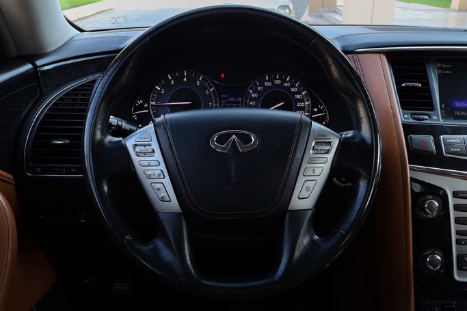 Used Infiniti QX80 I Facelift 3, 5.6 l, 2020 in Dubai by Linda Cars, Blue color. GCC Specs | AUTO.AE