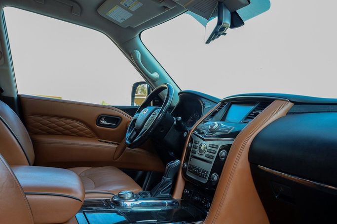 Used Infiniti QX80 I Facelift 3, 5.6 l, 2020 in Dubai by Linda Cars, Blue color. GCC Specs | AUTO.AE