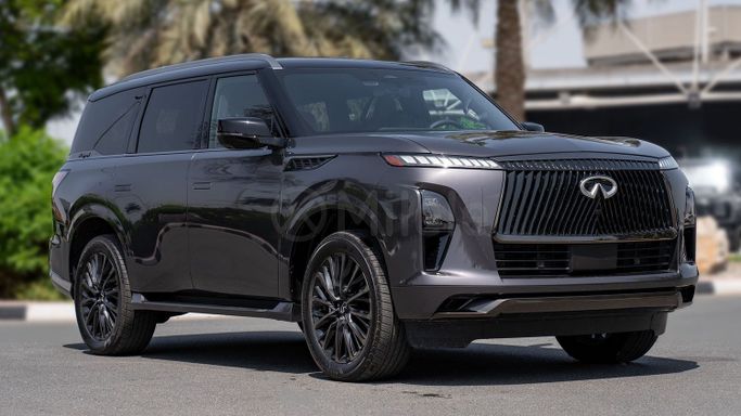 New Infiniti QX80 II, 3.5 l, 2025 in Dubai by Milele, Grey color. Other | AUTO.AE