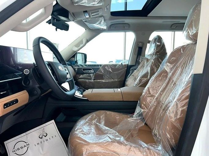 Новый Infiniti QX80 II, 3.5 л, 2025 в Дубае от The One Motors Белый цвет. GCC | AUTO.AE