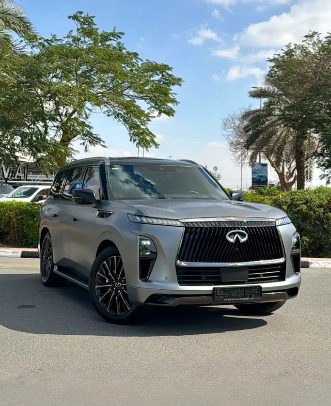 Подержанный Infiniti QX80 II, 3.5 л, 2025 в Дубае от Levant SH Motors Серый цвет. GCC | AUTO.AE