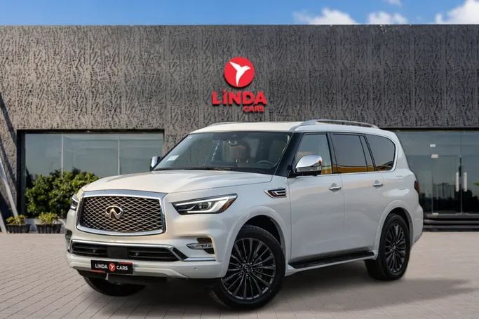 مستعملة Infiniti QX80 أنا فيس ليفت 3, 5.6 l, 2024 في في دبي من Linda Cars، اللون أبيض. المواصفات الأمريكية | AUTO.AE | إعلان #269838