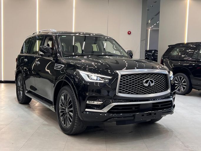 مستعملة Infiniti QX80 أنا فيس ليفت 3, 5.6 l, 2024 في في الإمارات, دبي من SYARTI CAR TRADING، اللون أسود. مواصفات الخليج | AUTO.AE | إعلان #274638