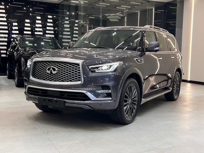 مستعملة Infiniti QX80 أنا فيس ليفت 3, 5.6 l, 2023 في في الإمارات, دبي من SYARTI CAR TRADING، اللون رمادي. مواصفات الخليج | AUTO.AE | إعلان #275699