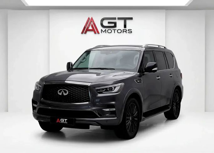 Подержанный Infiniti QX80 I (Z62) Рестайлинг 3, 5.6 л, 2023 в ОАЭ, Дубай от Auto AGT Motors Серый цвет. GCC | AUTO.AE | Объявление #279136