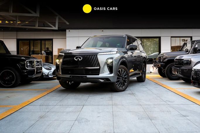 Used ⁦Infiniti QX80 II (Z63), 3.5 l, 2025⁩ in UAE, Dubai by OASIS CARS, Grey color. GCC Specs | AUTO.AE | Listing #286887