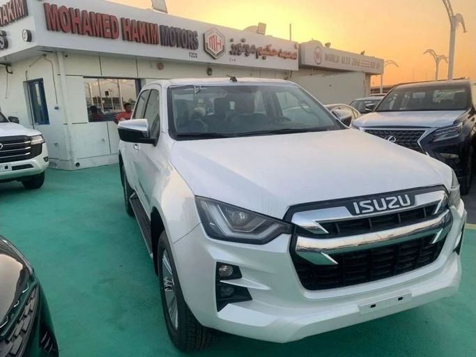New Isuzu D-Max III, 3.0 l, 2025 in Dubai by Mohamed Hakim Motors, White color. GCC Specs | AUTO.AE