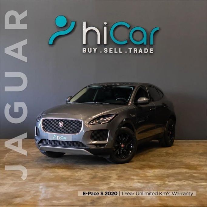 مستعملة Jaguar E-Pace I, 2.0 l, 2020 في في دبي من Hi Car Approved Pre-Owned Cars Showroom، اللون رمادي. مواصفات الخليج | AUTO.AE | إعلان #264466