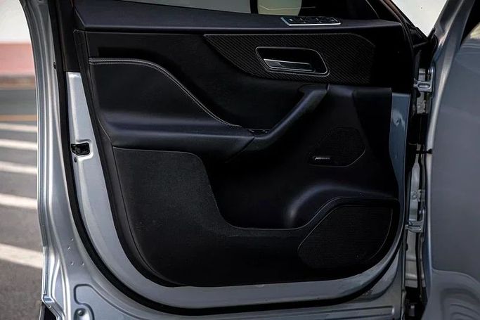 Used Jaguar F-Pace SVR I Facelift, 5.0 l, 2020 in Dubai by MBA Motors, Silver color. European Specs | AUTO.AE