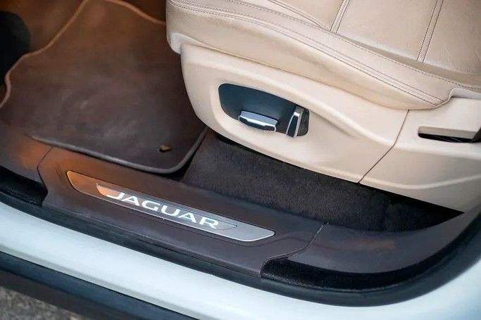 Used Jaguar F-Pace I, 2.0 l, 2020 in Dubai by Royal Diamond Motors, White color. GCC Specs | AUTO.AE