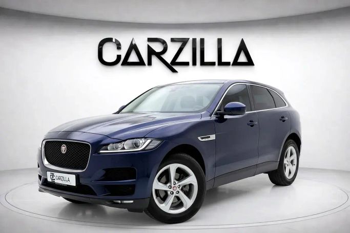 مستعملة Jaguar F-Pace I, 2.0 l, 2018 في في دبي من Carzilla Motors، اللون أزرق داكن. مواصفات الخليج | AUTO.AE | إعلان #262528