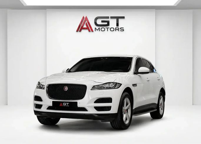 Подержанный Jaguar F-Pace I, 2.0 л, 2019 в ОАЭ, Дубай от Auto AGT Motors Белый цвет. GCC | AUTO.AE | Объявление #279142