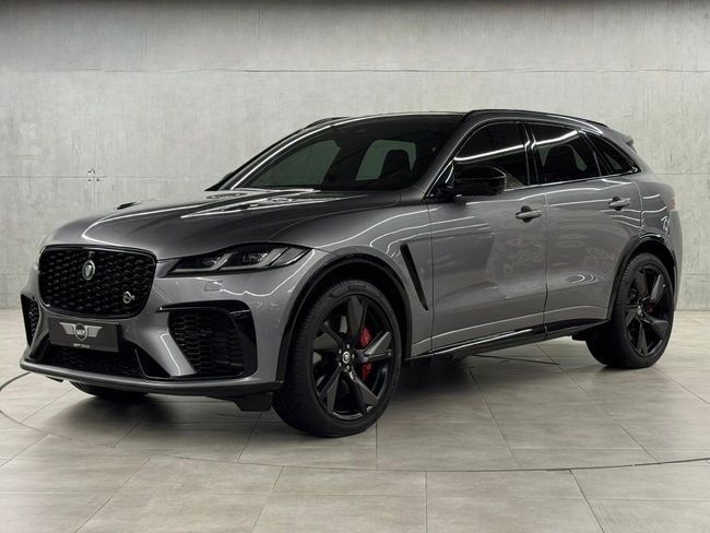 New ⁦Jaguar F-Pace SVR I Facelift, 5.0 l, 2024⁩ in UAE, Dubai by VIP Design, Grey color. GCC Specs | AUTO.AE | Listing #287991