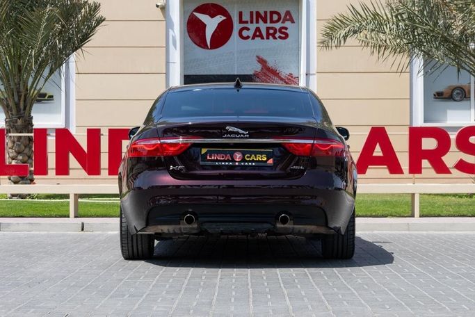 Used Jaguar XF II, 2.0 l, 2019 in Dubai by Linda Cars, Maroon color. GCC Specs | AUTO.AE