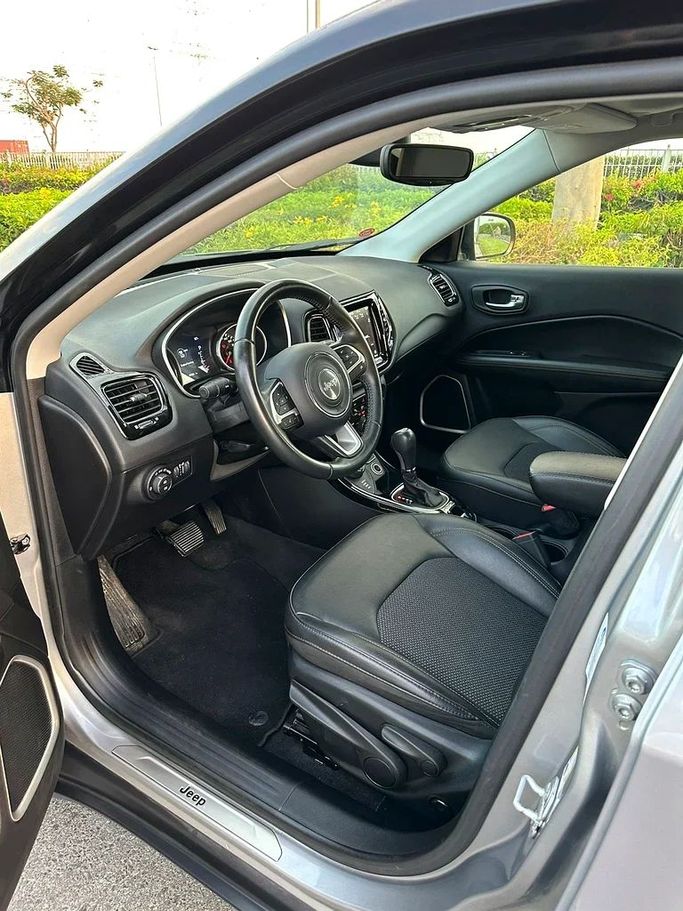 Used Jeep Compass II, 2.4 l, 2019 in Dubai by First Choice Motors, Grey color. GCC Specs | AUTO.AE