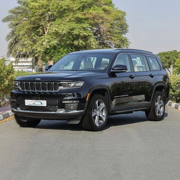 New Jeep Grand Cherokee V (WL), 3.6 l, 2025 in Dubai by Auto Max Group, Black color. GCC Specs | AUTO.AE