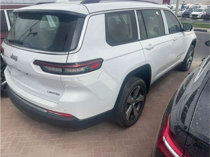 New Jeep Grand Cherokee L V (WL), 3.6 l, 2023 in Dubai by Mohamed Hakim Motors, White color. GCC Specs | AUTO.AE