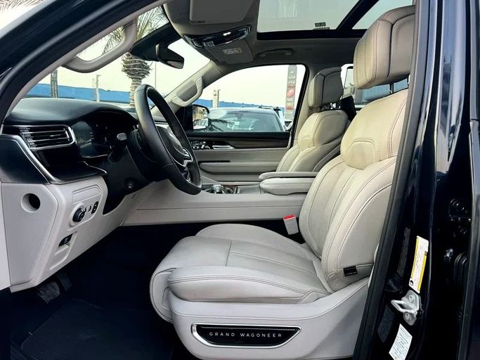 Used Jeep Wagoneer WS, 5.7 l, 2023 in Dubai by Nice Cars Motos, Black color. GCC Specs | AUTO.AE