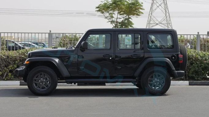 New Jeep Wrangler IV (JL) Facelift, 3.6 l, 2025 in Dubai by Auto Max Group, Black color. GCC Specs | AUTO.AE