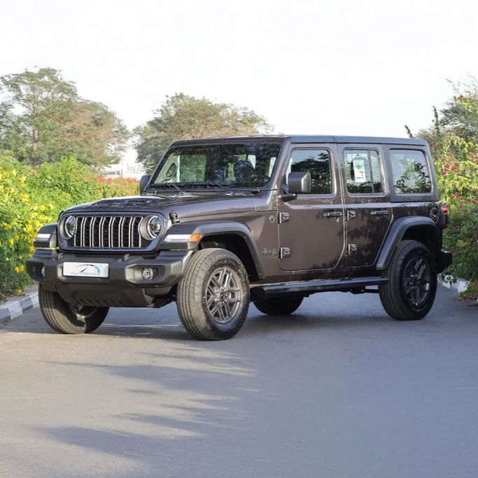 New Jeep Wrangler IV (JL) Facelift, 2.0 l, 2025 in Dubai by Auto Max Group, Silver color. GCC Specs | AUTO.AE
